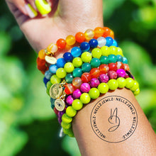 Load image into Gallery viewer, Green Apple Jade with positive vibe charm