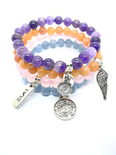 Load image into Gallery viewer, Amethyst with Faith charm