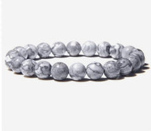Load image into Gallery viewer, Gray Map Jasper (no tassel)
