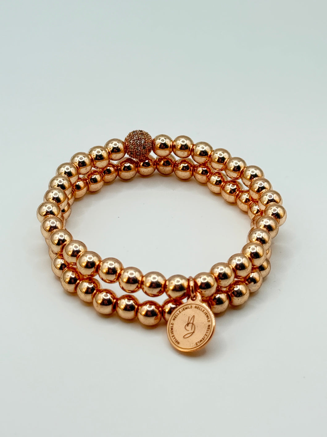 Rose Gold Hematite Duo
