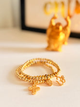 Load image into Gallery viewer, Three stack Gold Hematite
